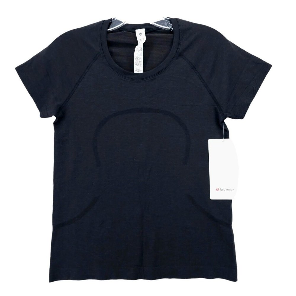 NWT LULULEMON Swiftly Tech Short Sleeve RACE Length BLK Black Slim Fit